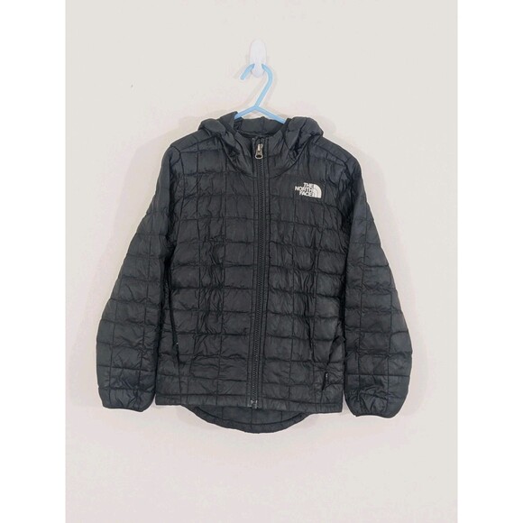 The North Face Youth Size XXS 5 Black Thermoball Lightweight Puffer Jacket Zip - Picture 1 of 14